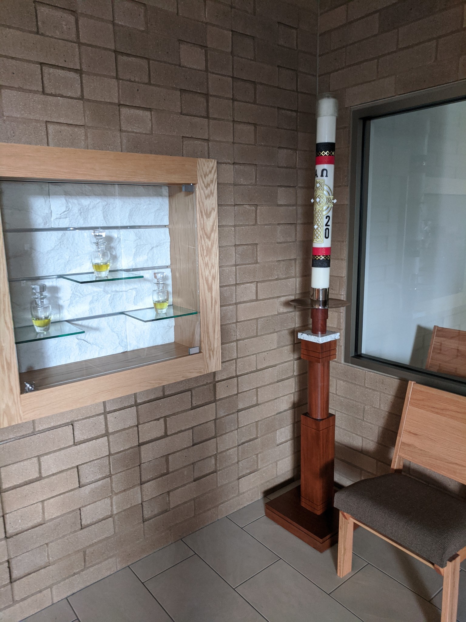 Holy Savior Baptismal Candle